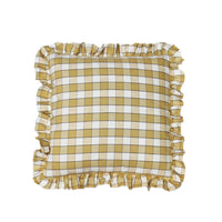 Cushion Honfleur Check Yellow