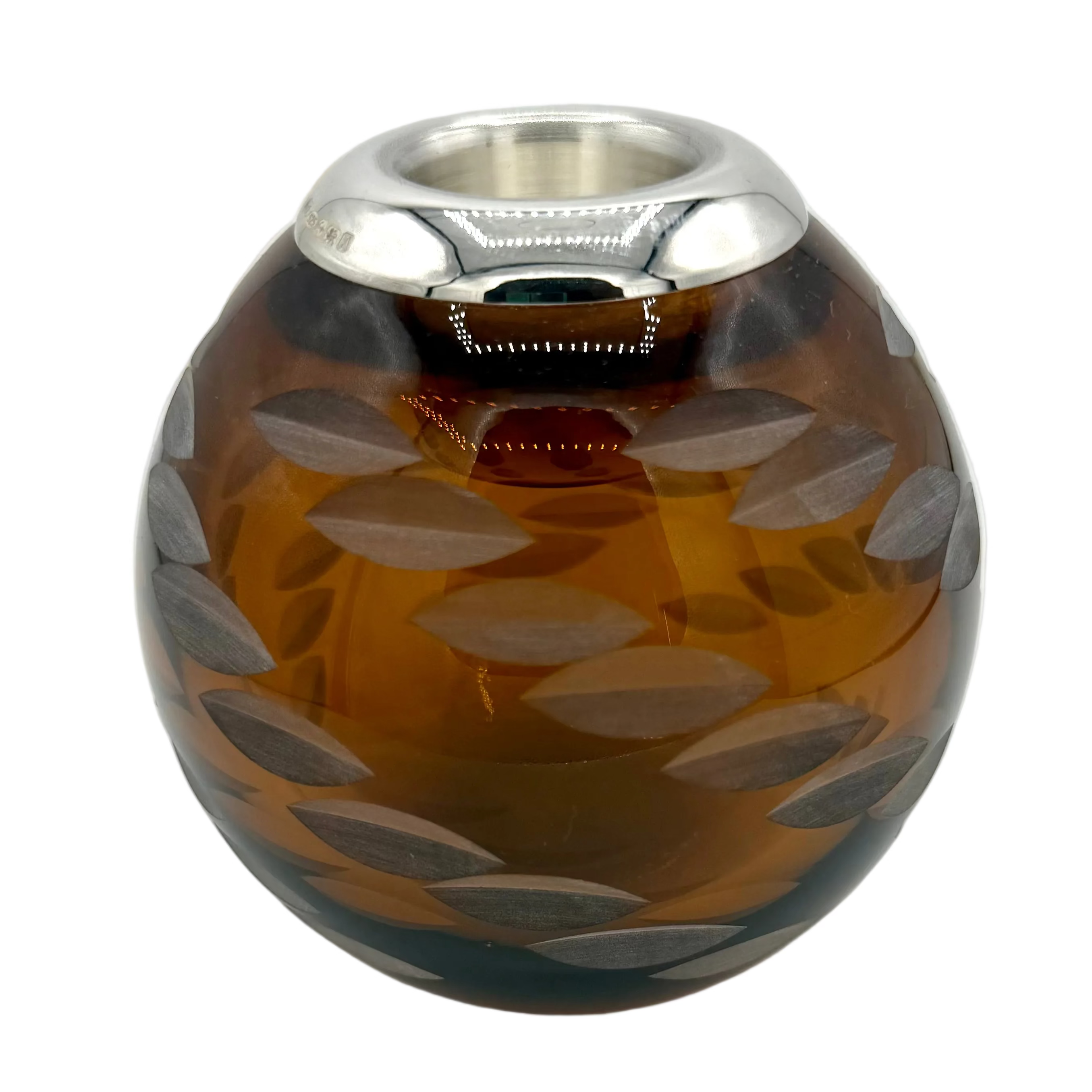 Matchstriker Amber Spiral Step Small