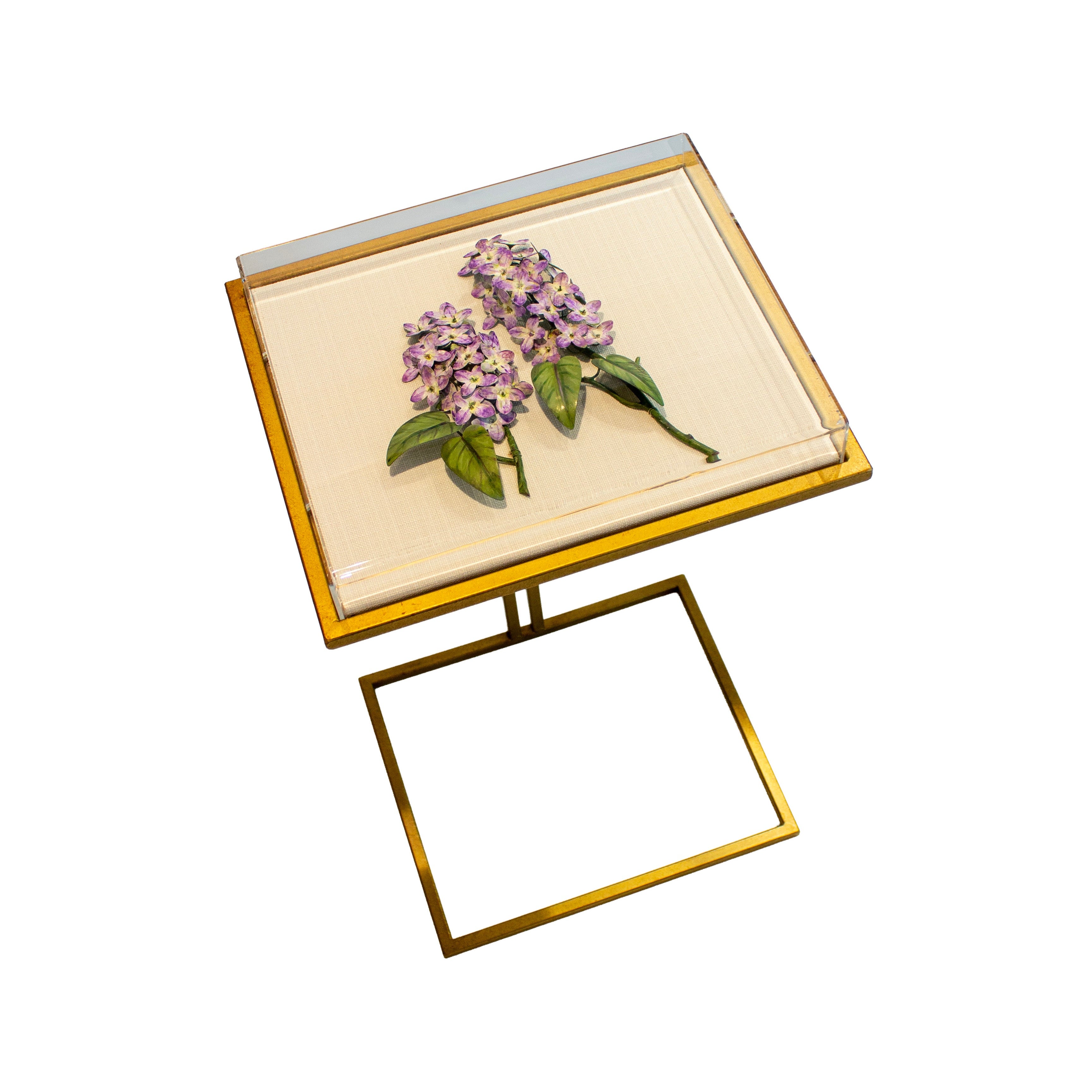 Handmade Metal Table Lilac