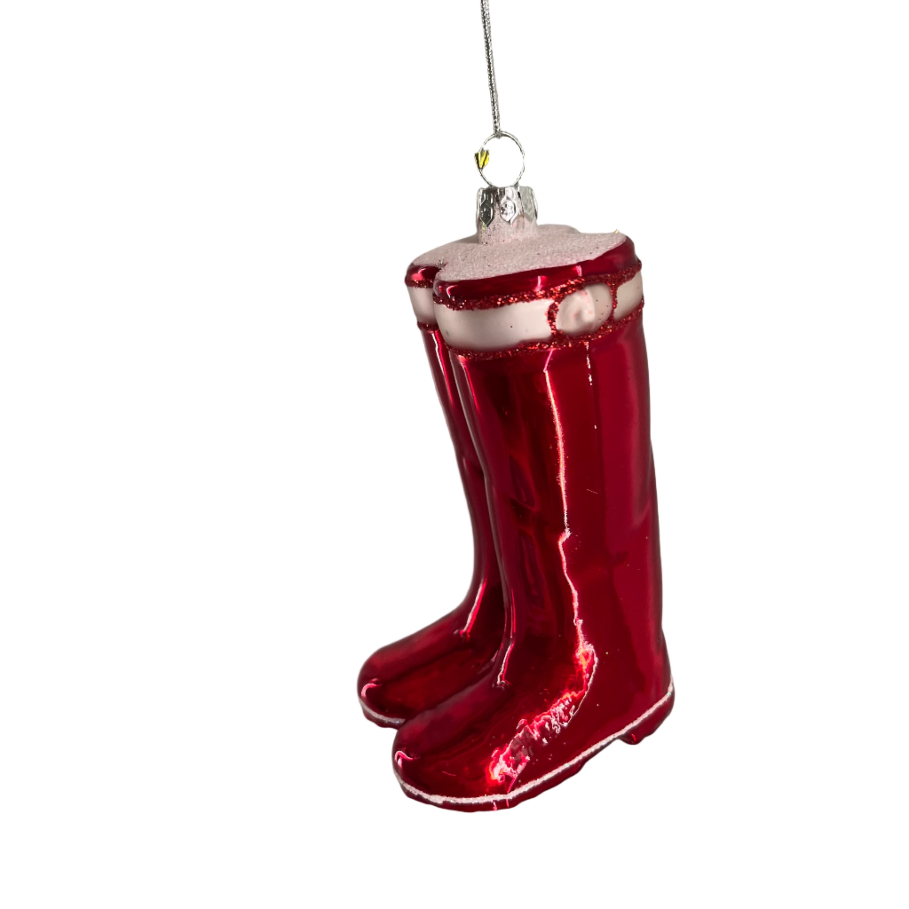 Bauble Pair of Red Garden Wellies