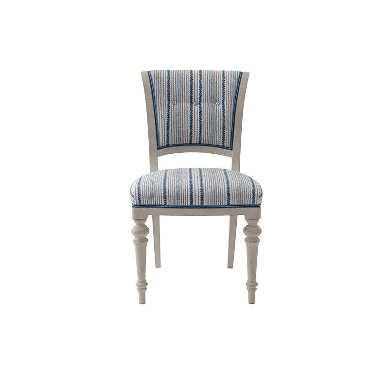 Nina Campbell Jennifer Chair in Aldeburgh with Painted Frame against a white background