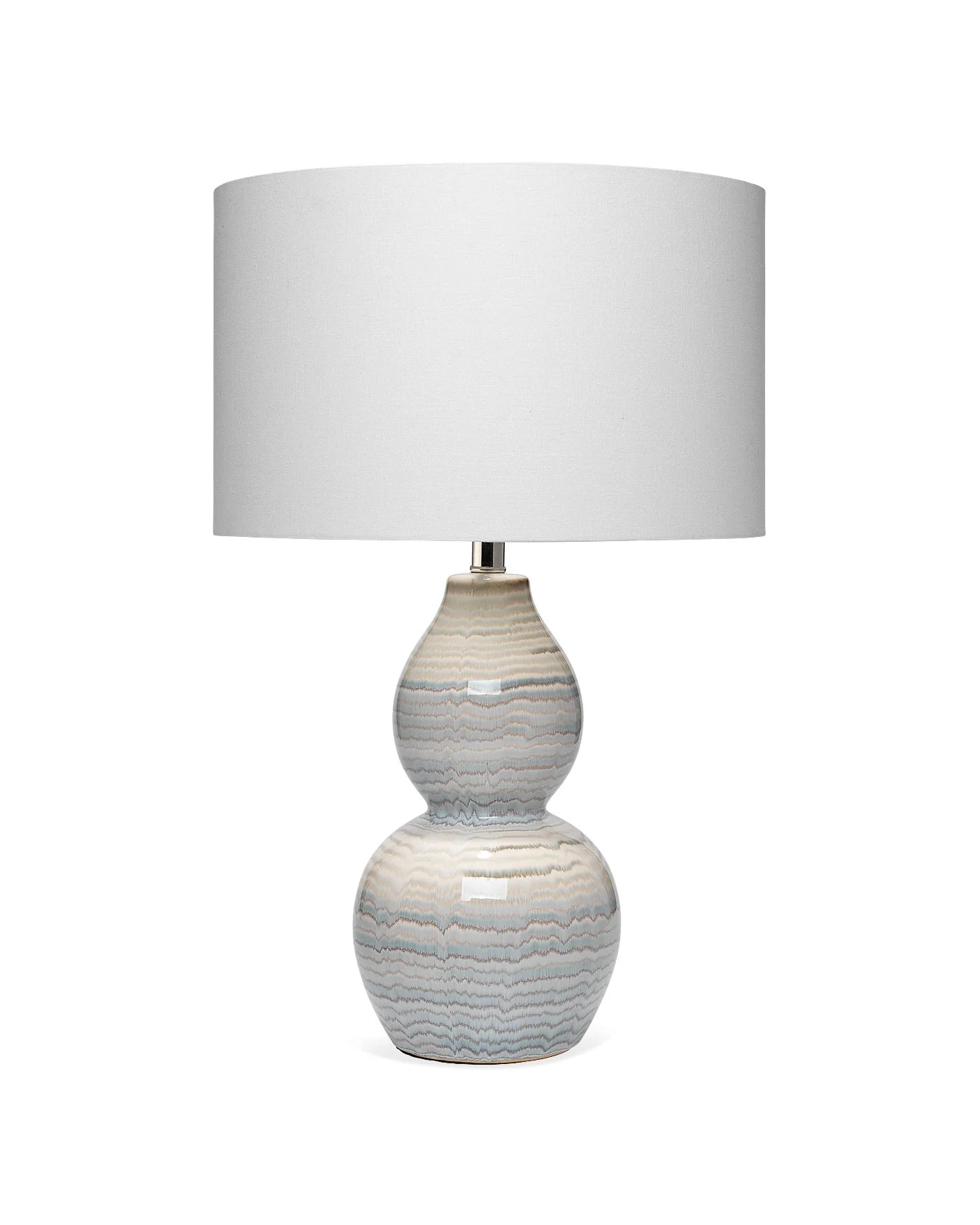 Catalina Wave Table Lamp White