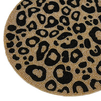 Beaded Placemat Leopard