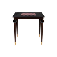 Mark Games Table Red and Black Board