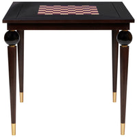 Mark Games Table Red and Black Board