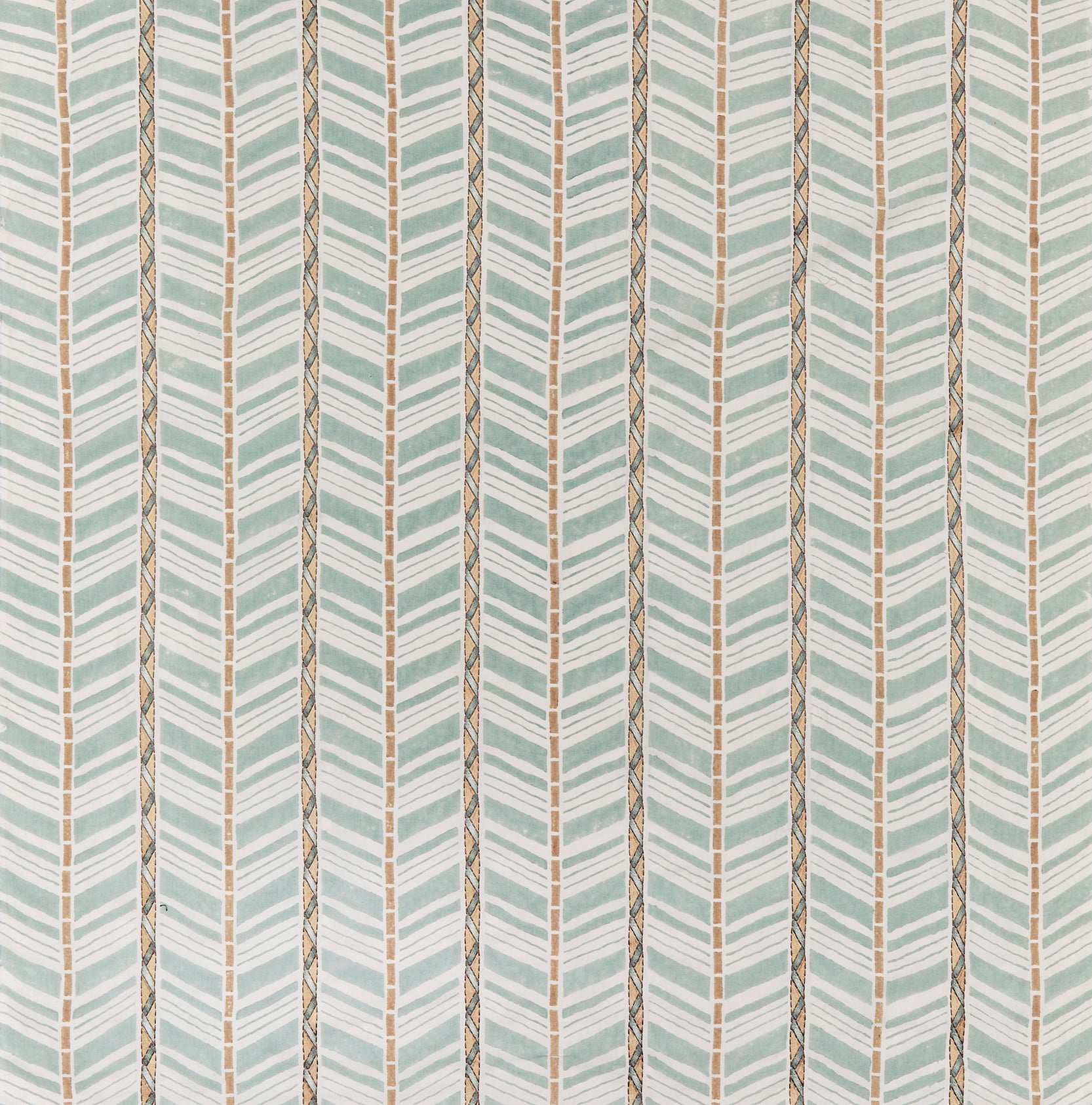 Nina Campbell Fabric - Woodbridge Woodbridge Stripe Aqua NCF4504-02