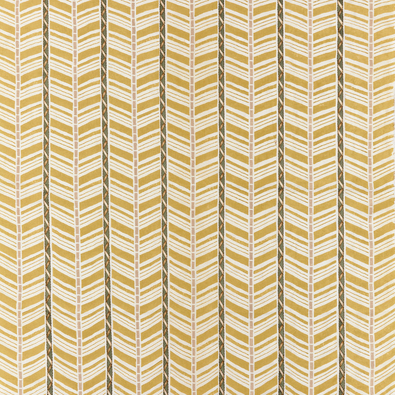 Nina Campbell Fabric - Woodbridge Woodbridge Stripe Ochre NCF4504-03