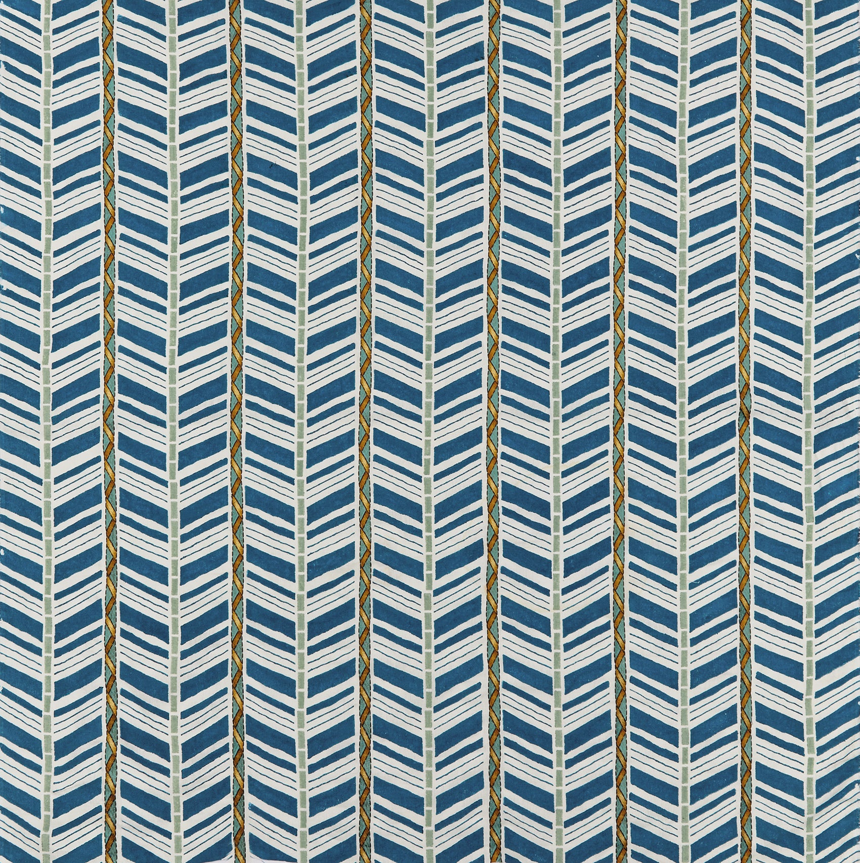 Nina Campbell Fabric - Woodbridge Woodbridge Stripe Indigo NCF4504-06