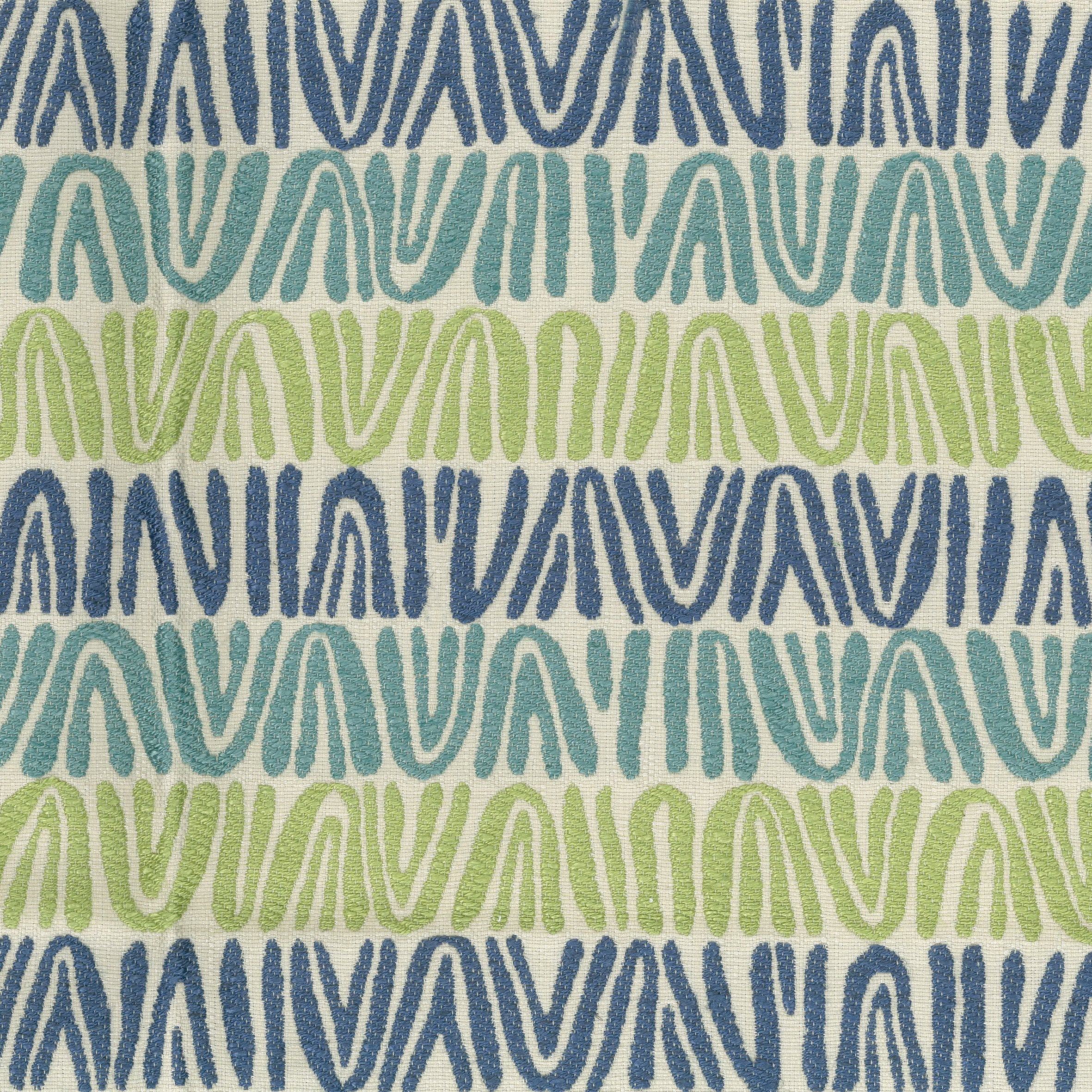 Nina Campbell Fabric - Dallimore Weaves Appledore Blue/Gren/Turquoise
