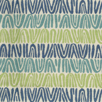 Nina Campbell Fabric - Dallimore Weaves Appledore Blue/Gren/Turquoise