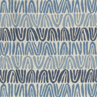 Nina Campbell Fabric - Dallimore Weaves Appledore Indigo/Blue