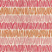 Nina Campbell Fabric - Dallimore Weaves Appledore Coral/Tangerine/Pink