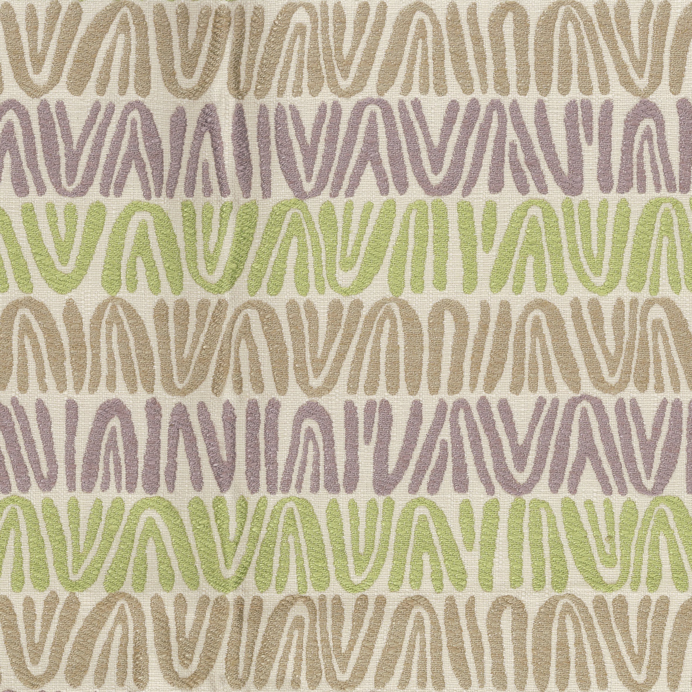 Nina Campbell Fabric - Dallimore Weaves Appledore Lilac/Green/Stone