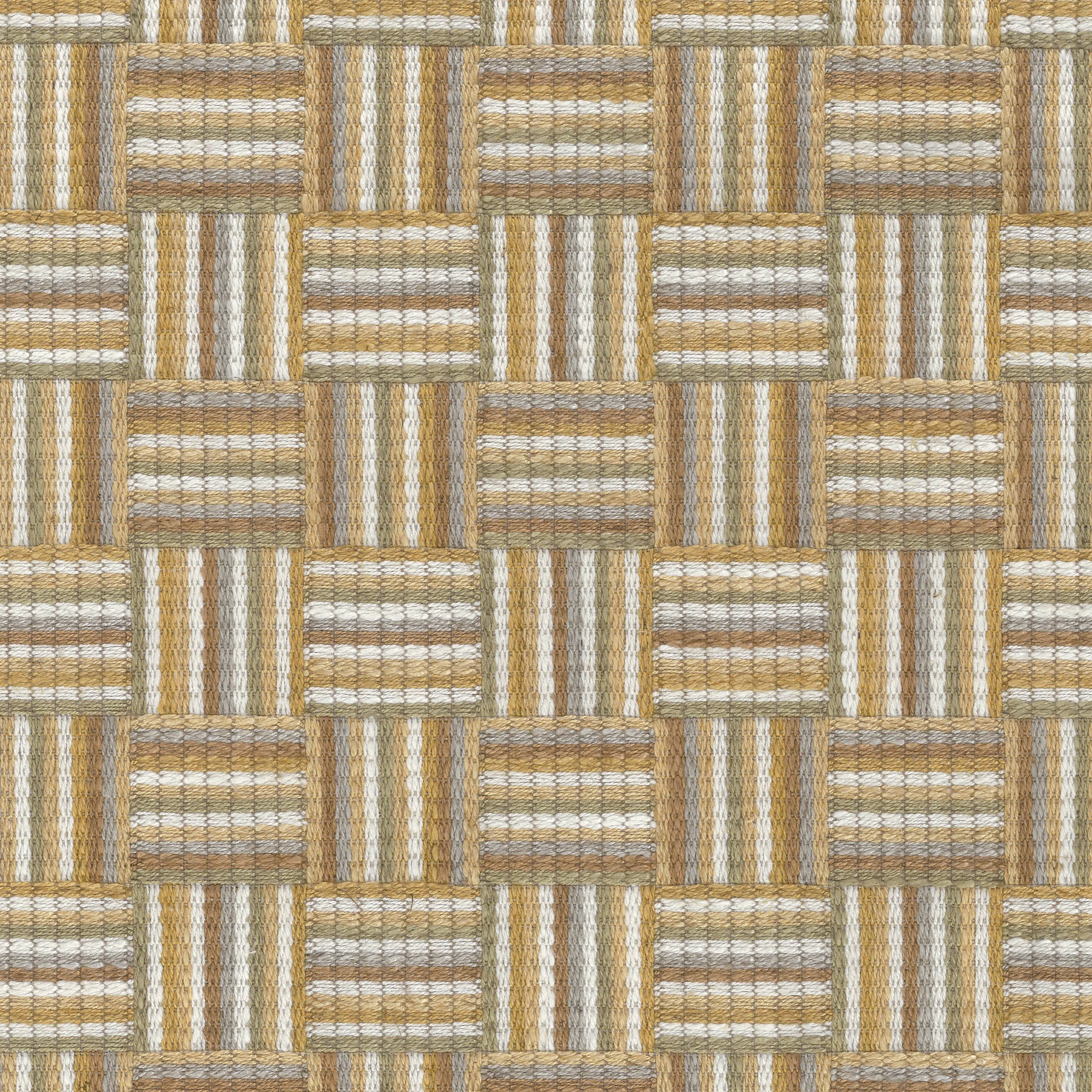 Nina Campbell Fabric Dallimore Weaves Attwood Yellow/Ochre/Stone