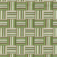 Nina Campbell Fabric Dallimore Weaves Attwood Green/Ivory/Taupe