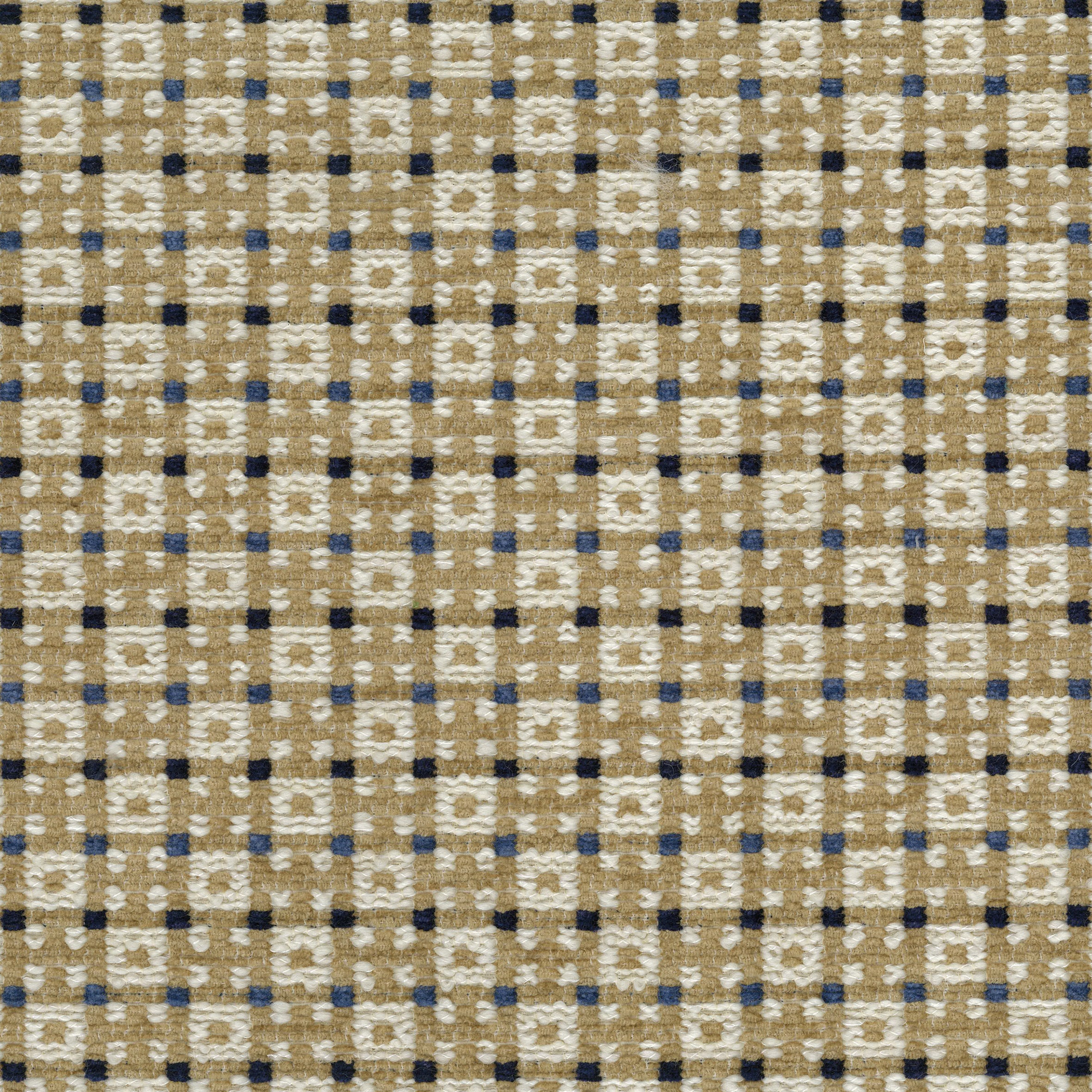 Nina Campbell Fabric Dallimore Weaves Chiddingstone Beige/Blue