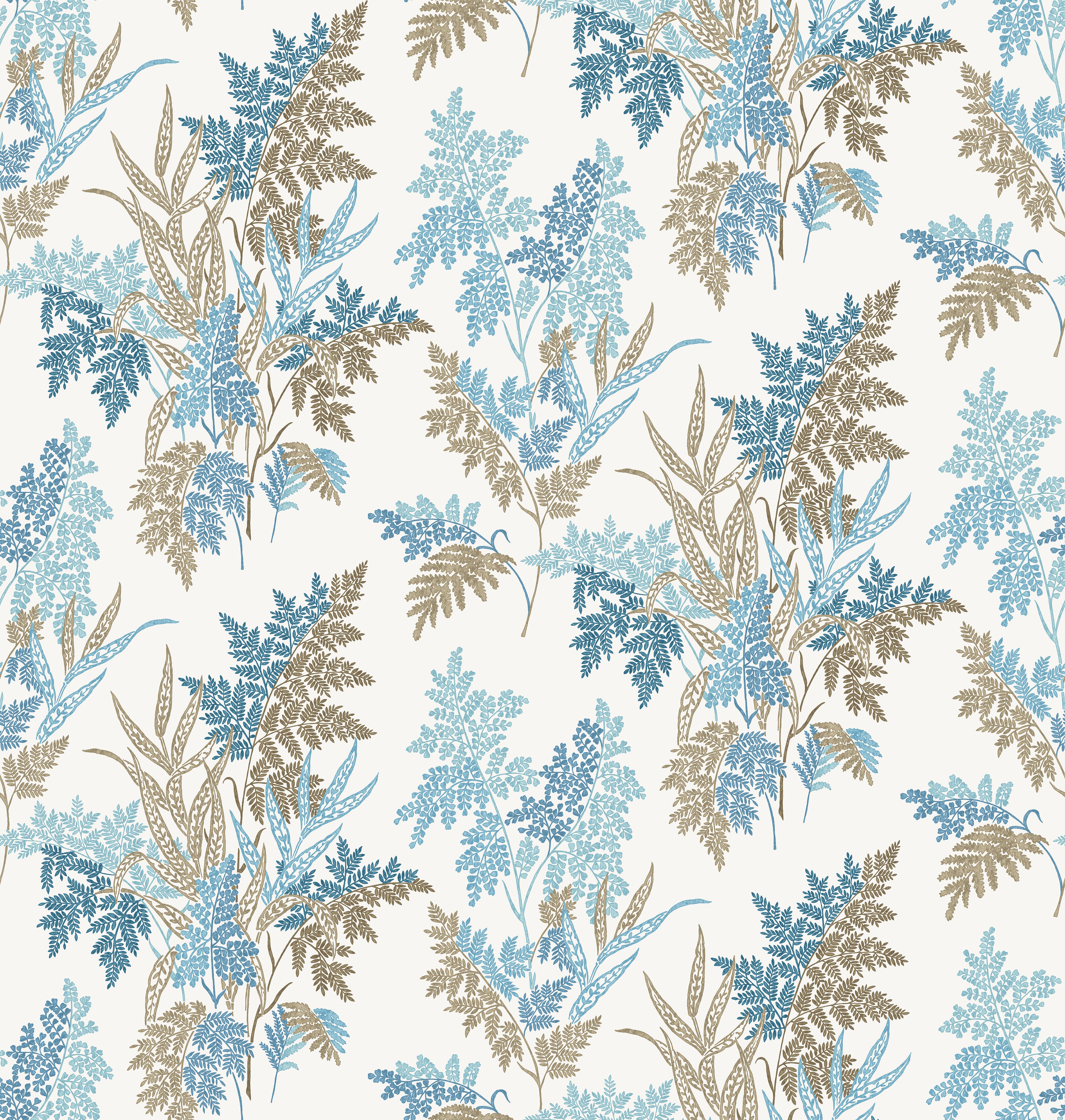 Dallimore Fern Craze Indigo/Blue/Chocolate NCF4533-02
