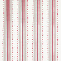 Nina Campbell Athena Mabel Stripe Ruby/Duck Egg Fabric