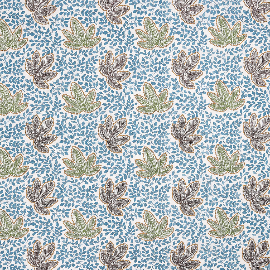 Athena Clarice Blue/Green/Chocolate NCF4553-04 – Nina Campbell