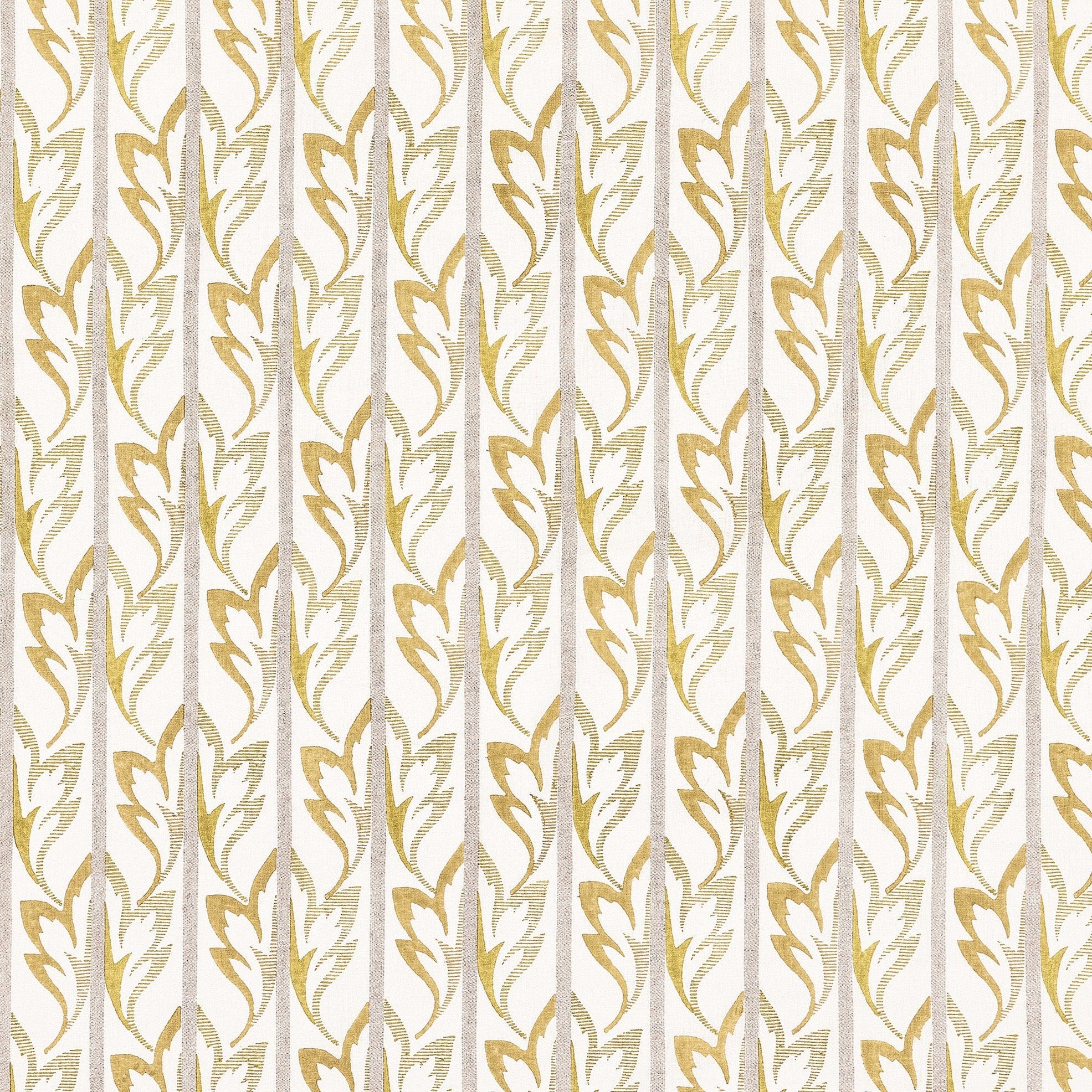 Nina Campbell Athena Dora Fabric in Yellow