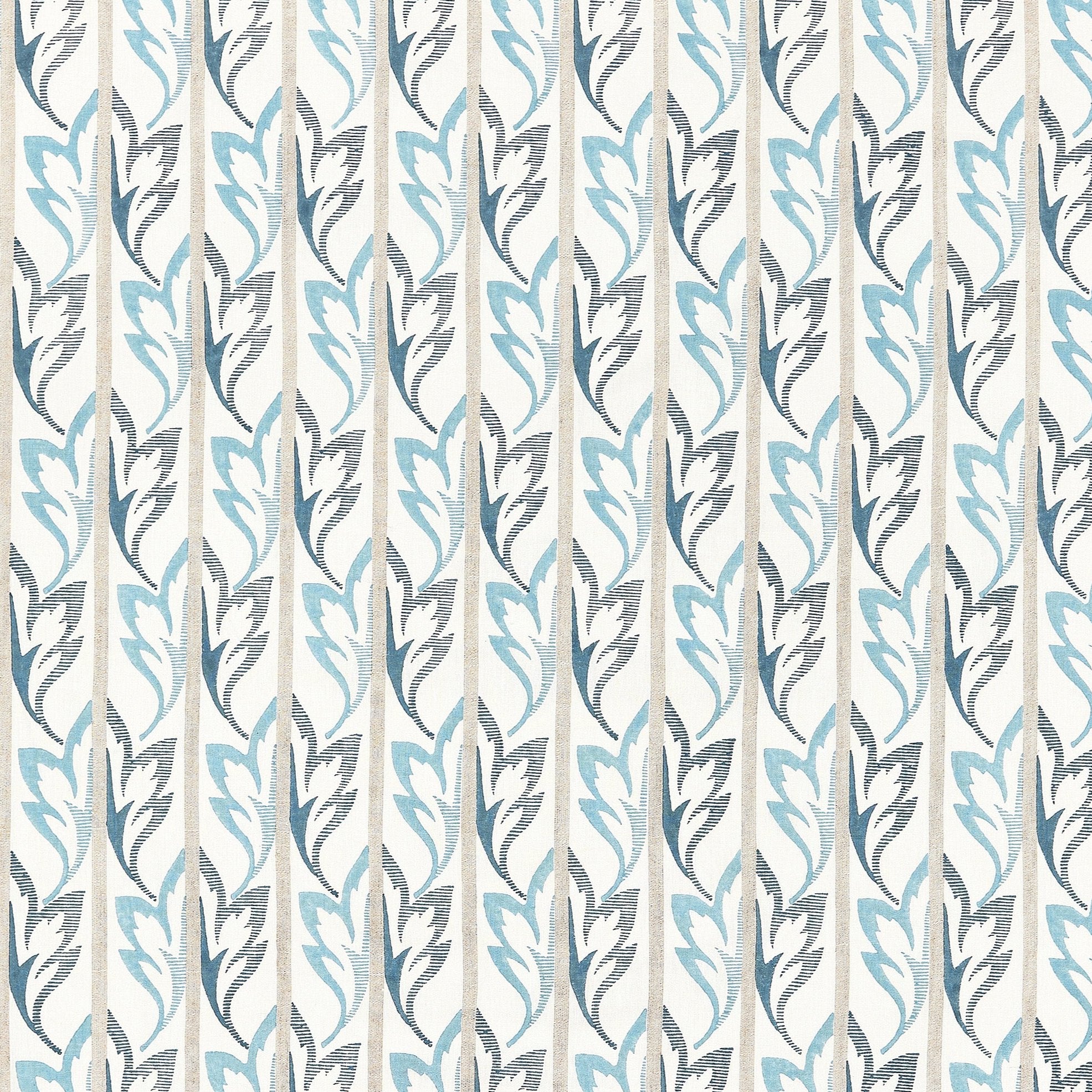 Athena Dora Blue Fabric