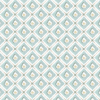 Nina Campbell Athena Elsie Fabric in Aqua