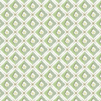 Nina Campbell Athena Elsie Green Fabric
