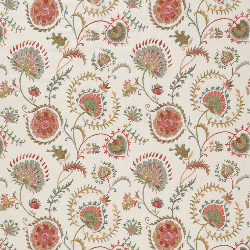 Farnaz Mandana Aqua/Coral/Ivory NCF4560-04 – Nina Campbell