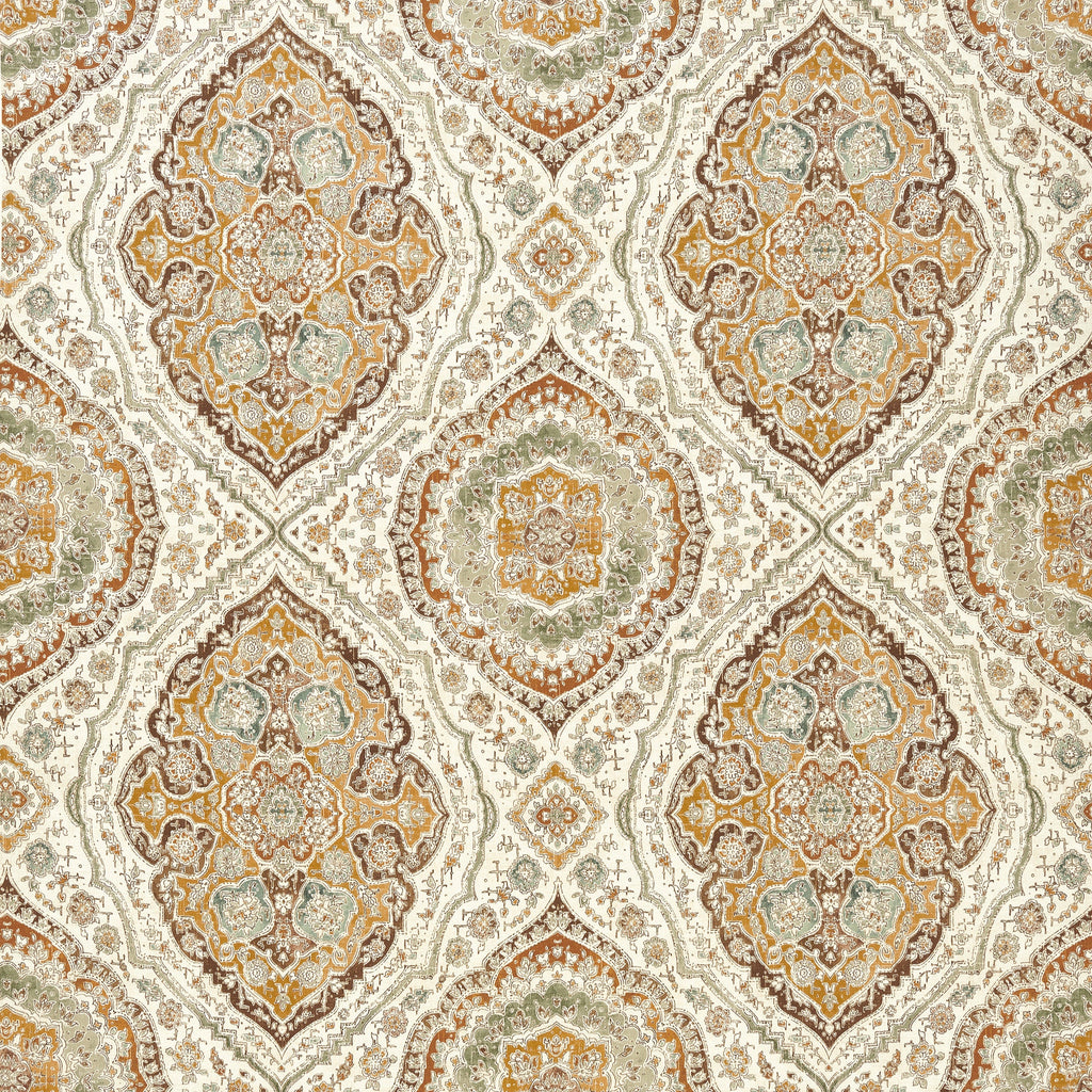 Farnaz Karabali Ochre/Eucalyptus NCF4562-02 – Nina Campbell