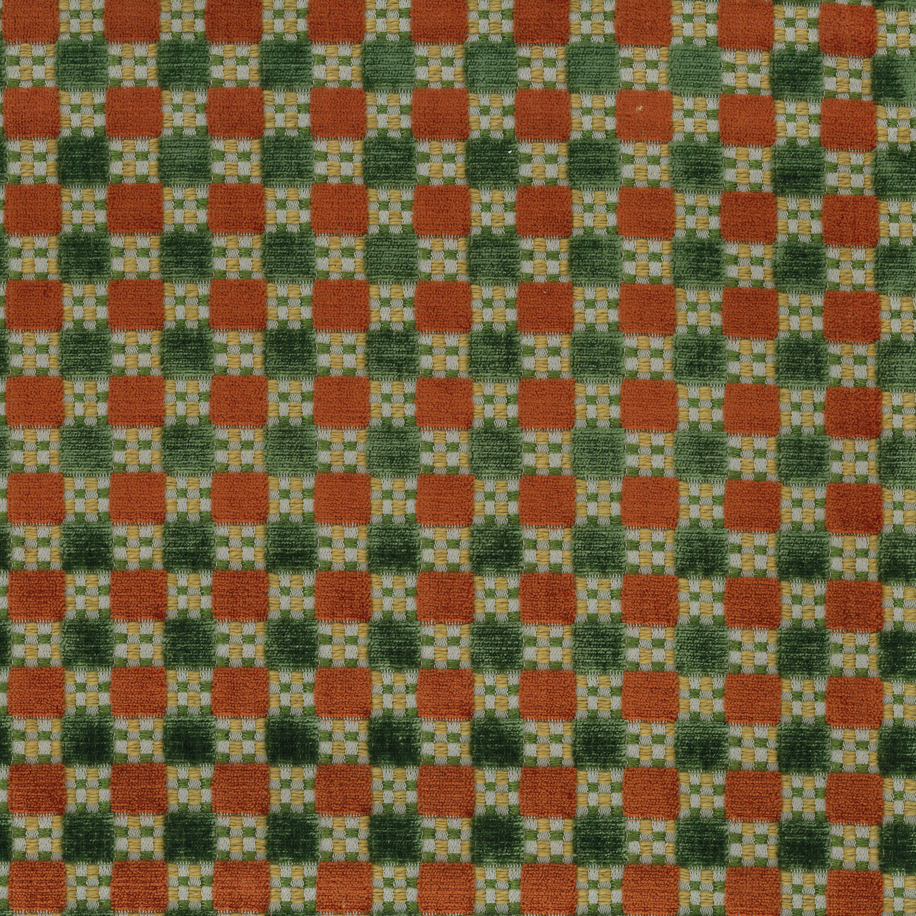 Farnaz Weaves Theodora Green/Paprika NCF4571-05