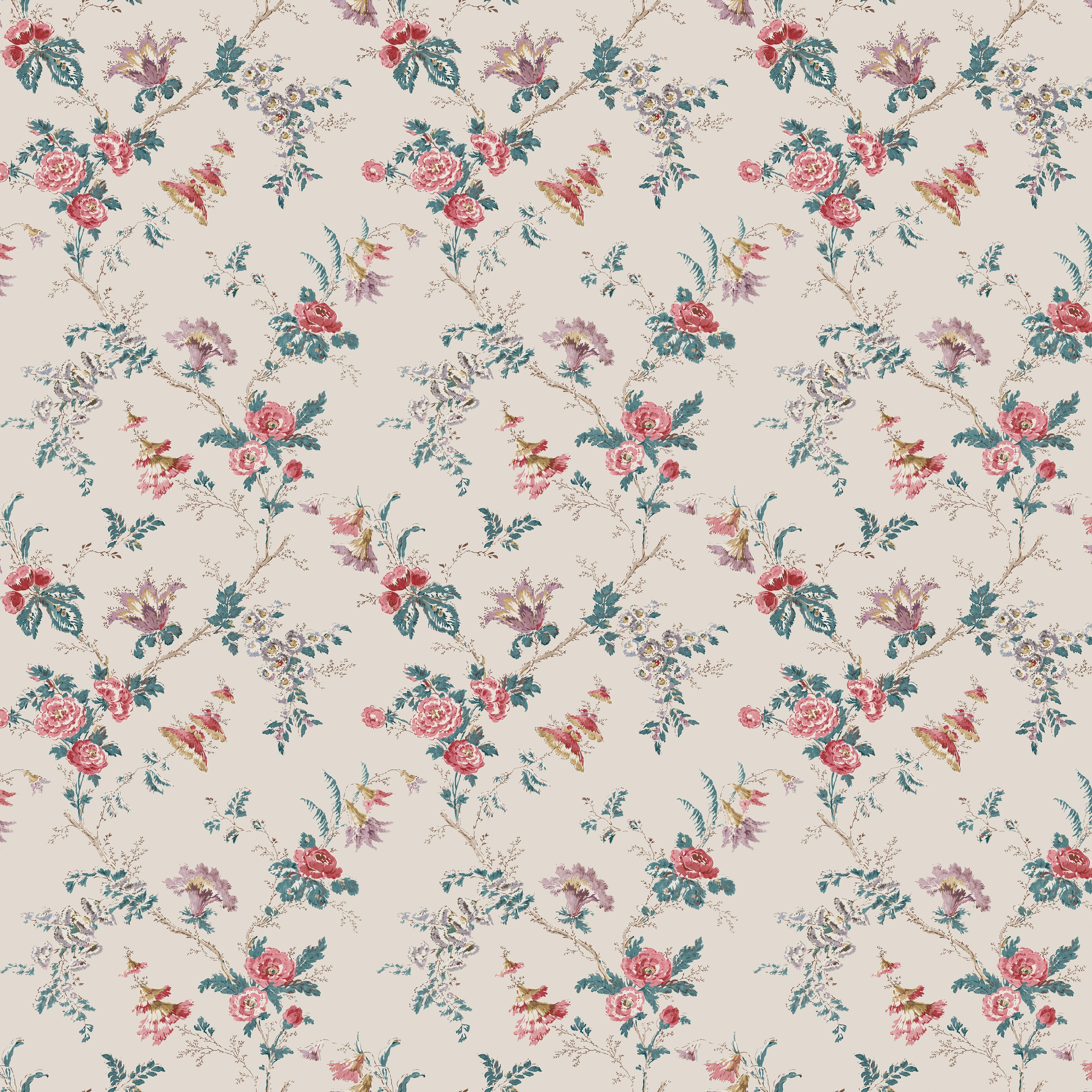 Bourton Boscobel Pink/Teal NCF4602-01