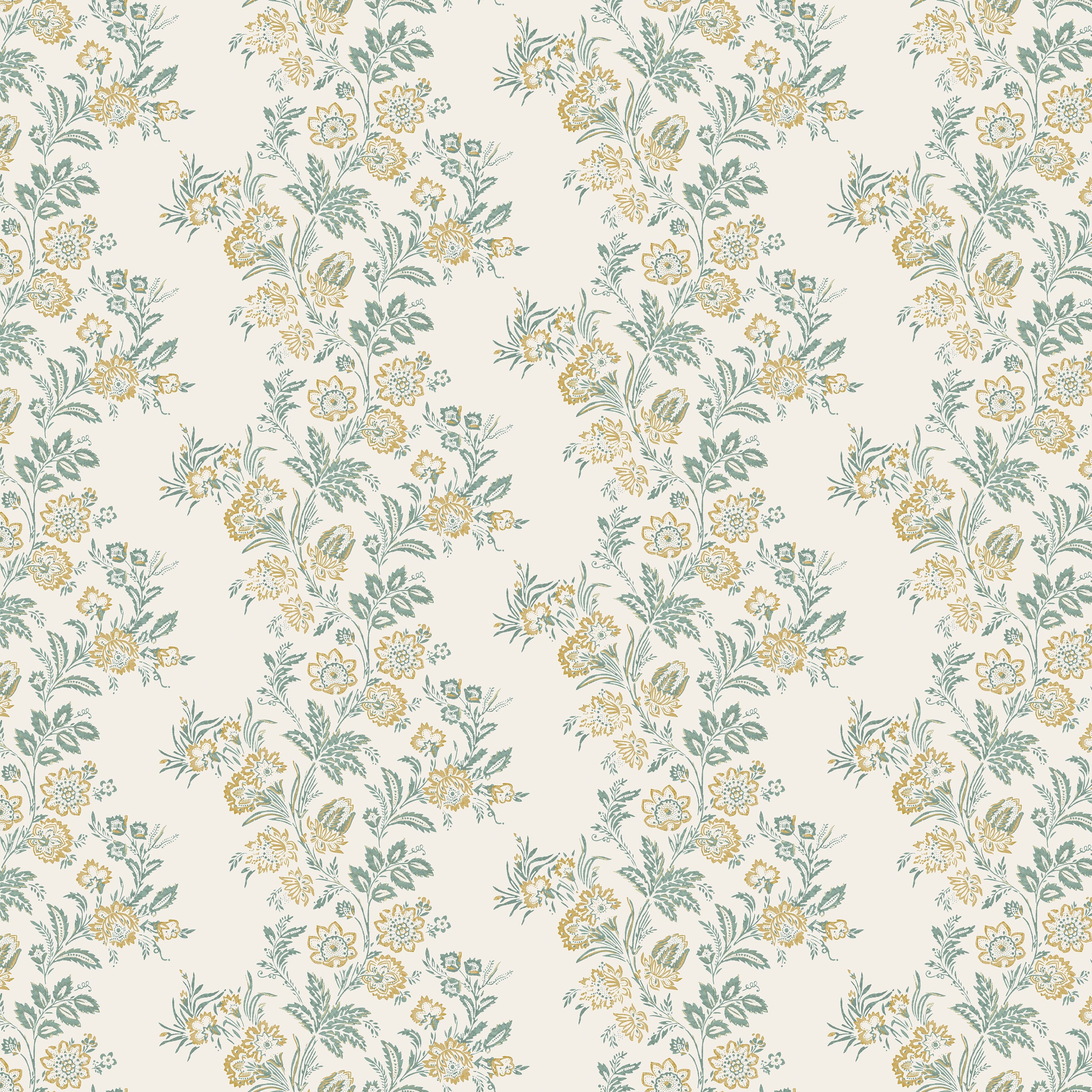 Bourton Bibury Teal/Ochre NCF4604-05