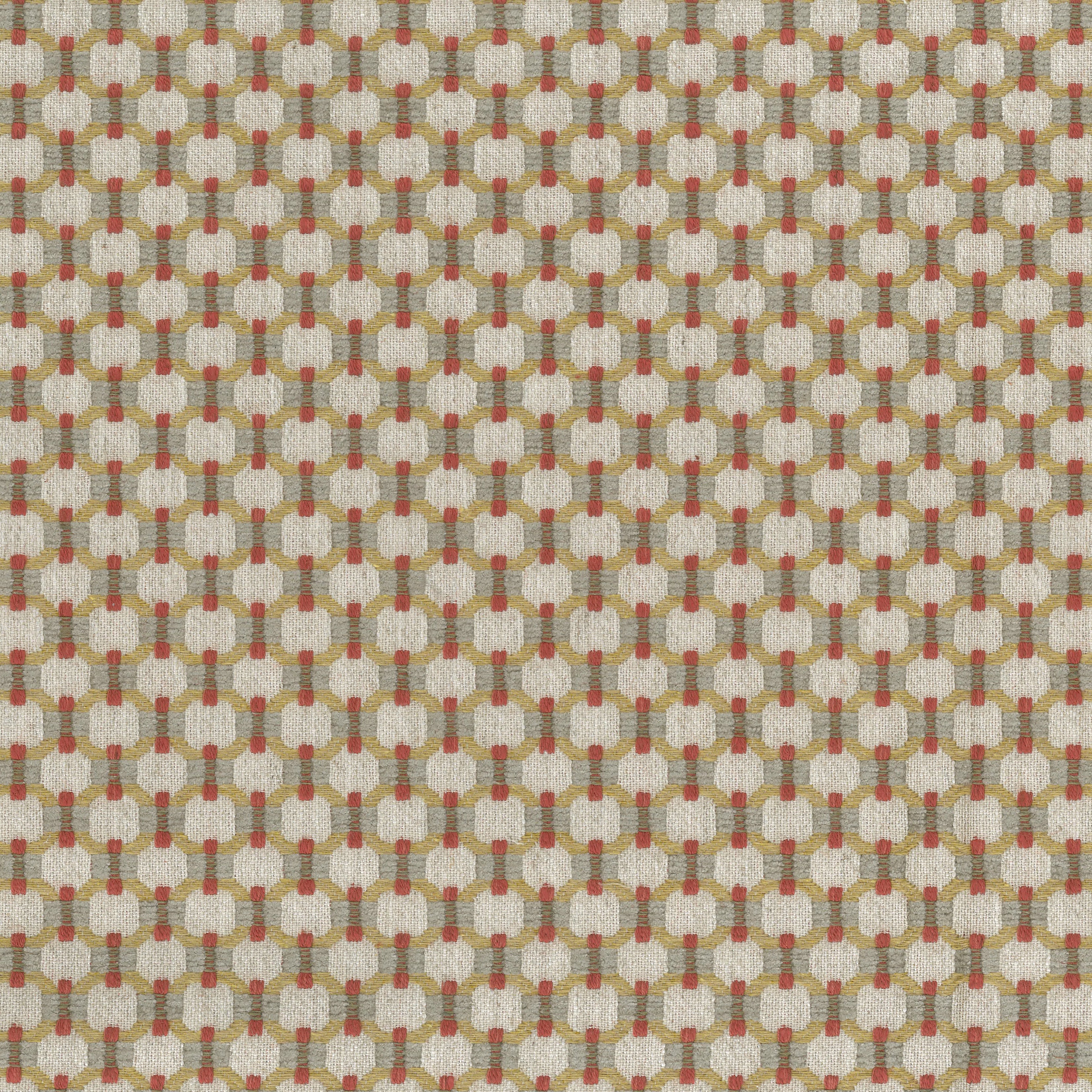 Bourton Weaves Loveden Ochre/Coral NCF4610-02