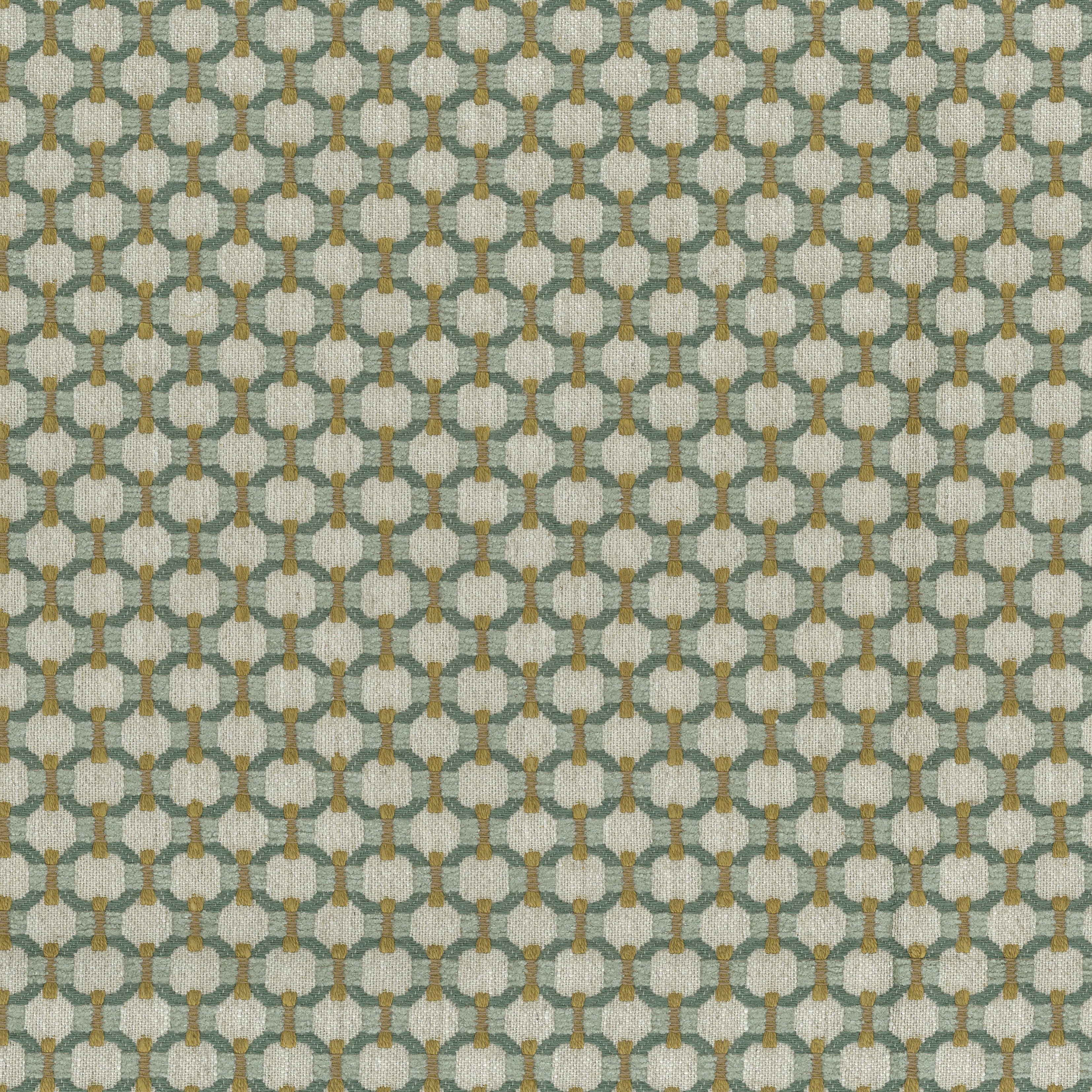 Bourton Weaves Loveden Duck Egg/Gold NCF4610-06
