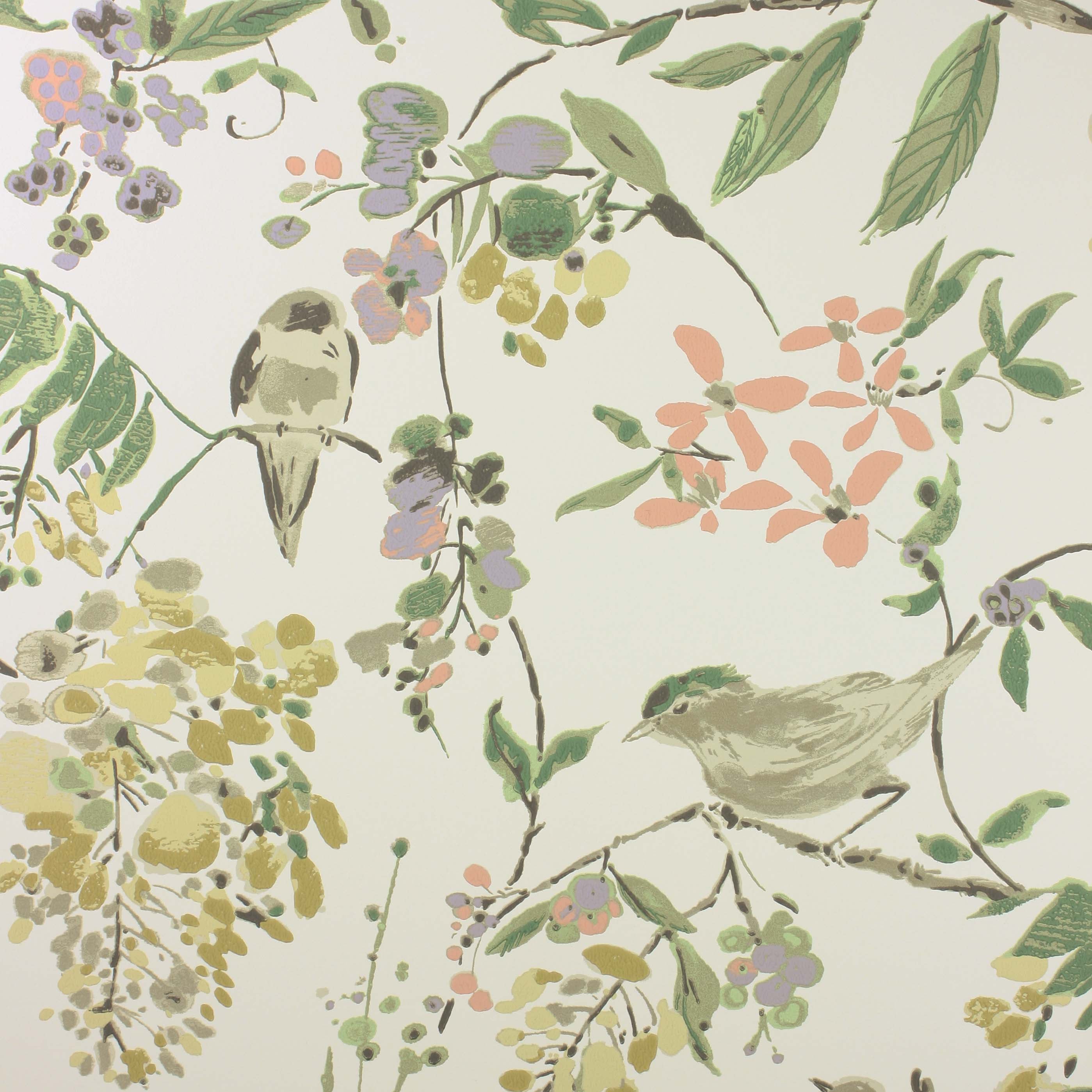 Cathay Penglai Coral/Lavender/Green NCW4182-01