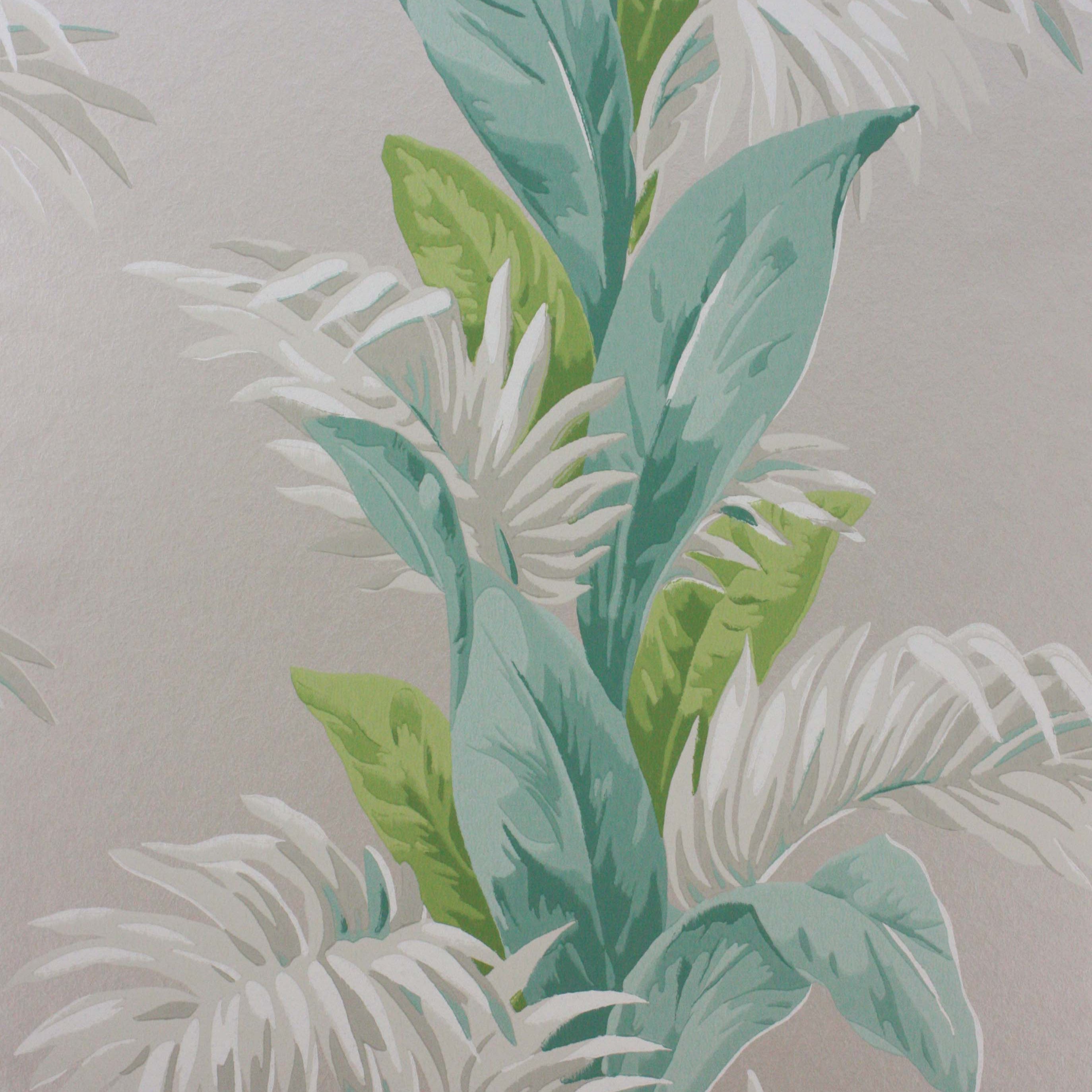 Coromandel Palmetto Aqua/Stone/Green NCW4274-02