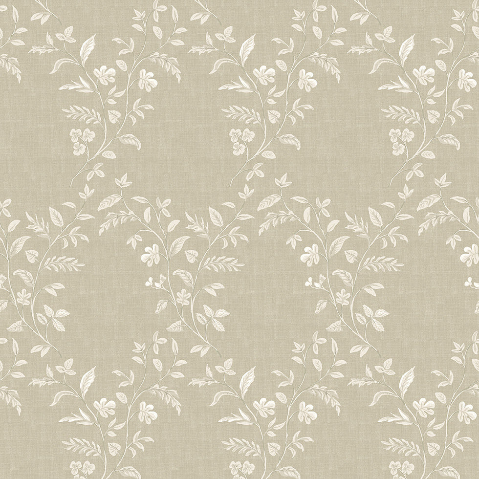 Honfleur Hollingbourne Trellis Linen NCW4596-05