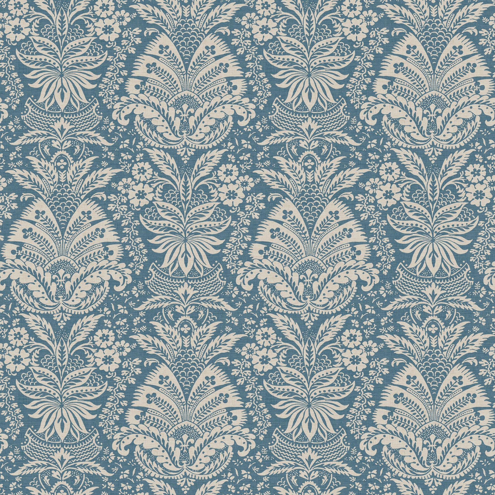 Dauphine Bourton Damask Aqua NCW4635-06