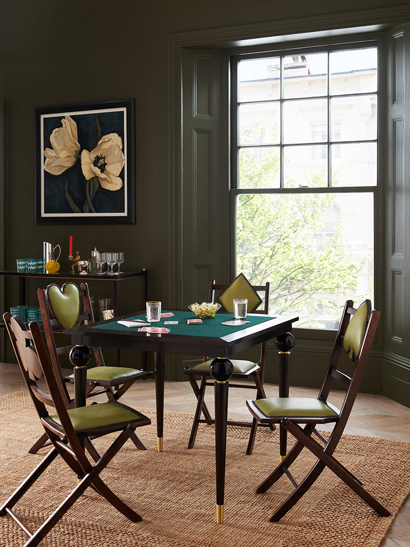 Mark Games Table Red and Black Board