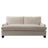 Nina Campbell the Nina sofa in white fabric against a white backround