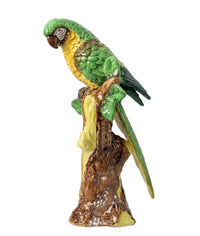 Perched Parrot Sculpture