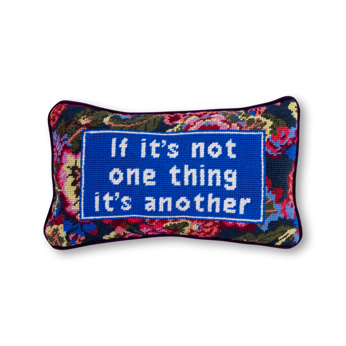 Not One Thing Needlepoint Cushion