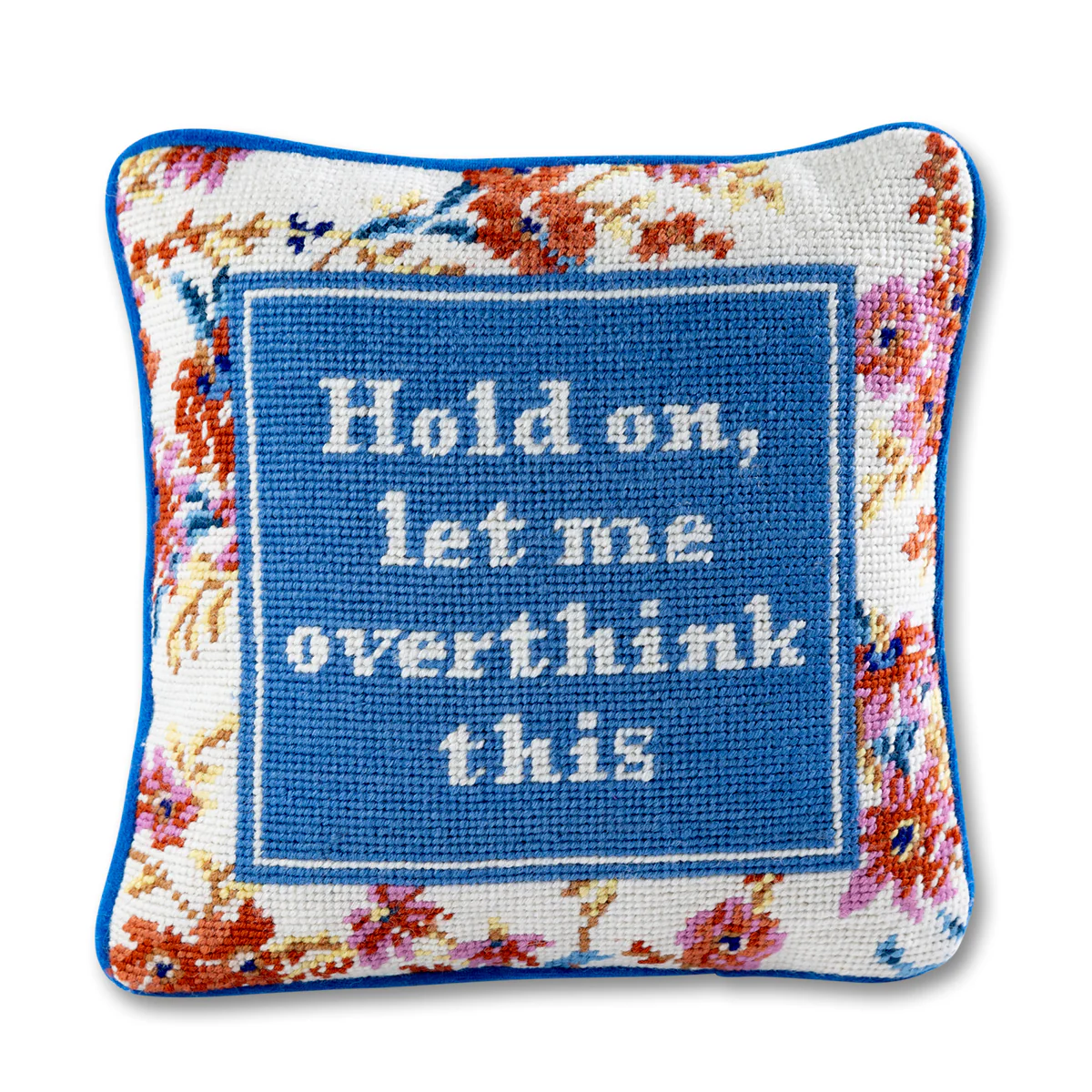 Overthink Needlepoint Cushion