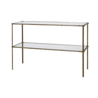 Nina Campbell Pagoda Console Bronze against a white background