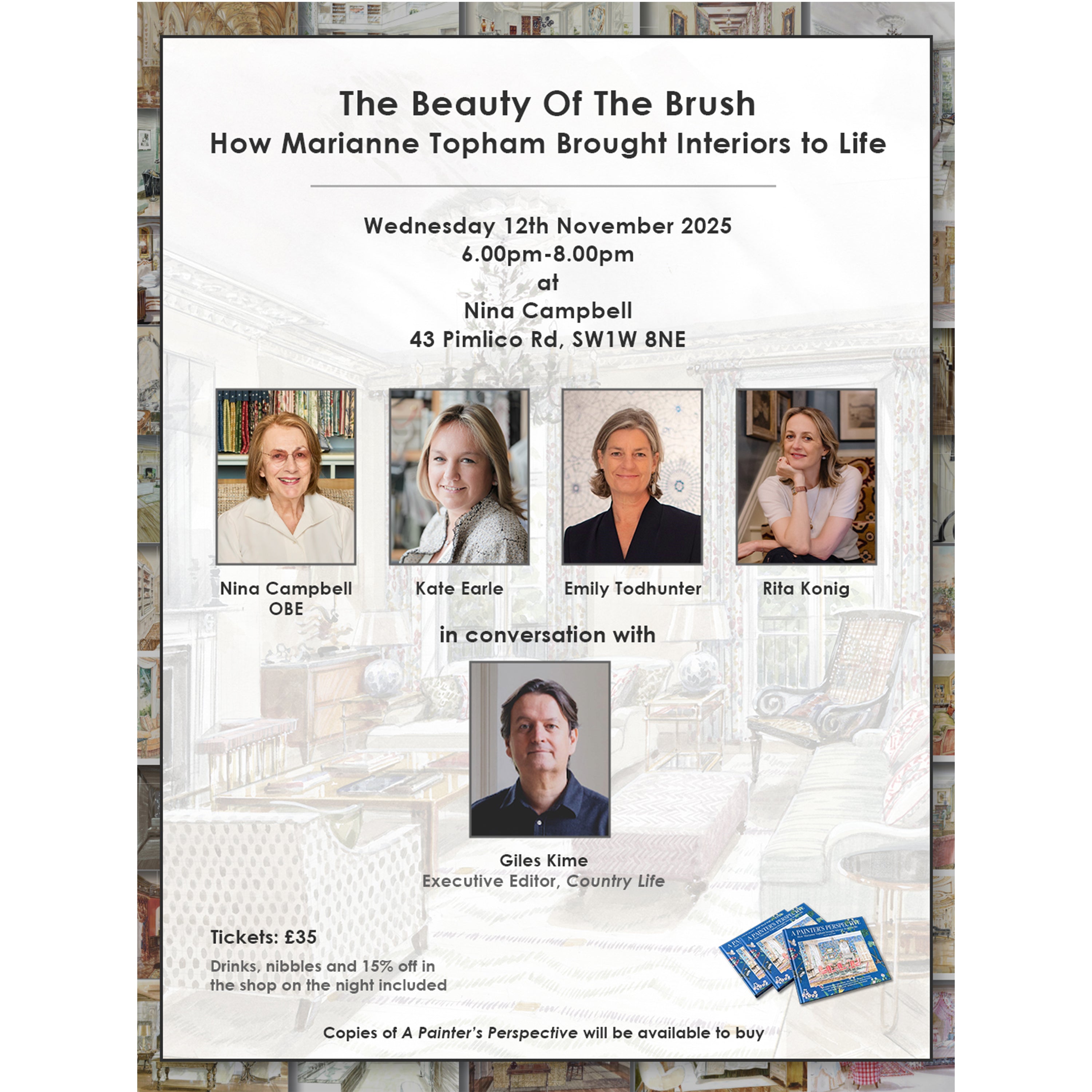 Ticket: 'The Beauty of The Brush' Panel Discussion