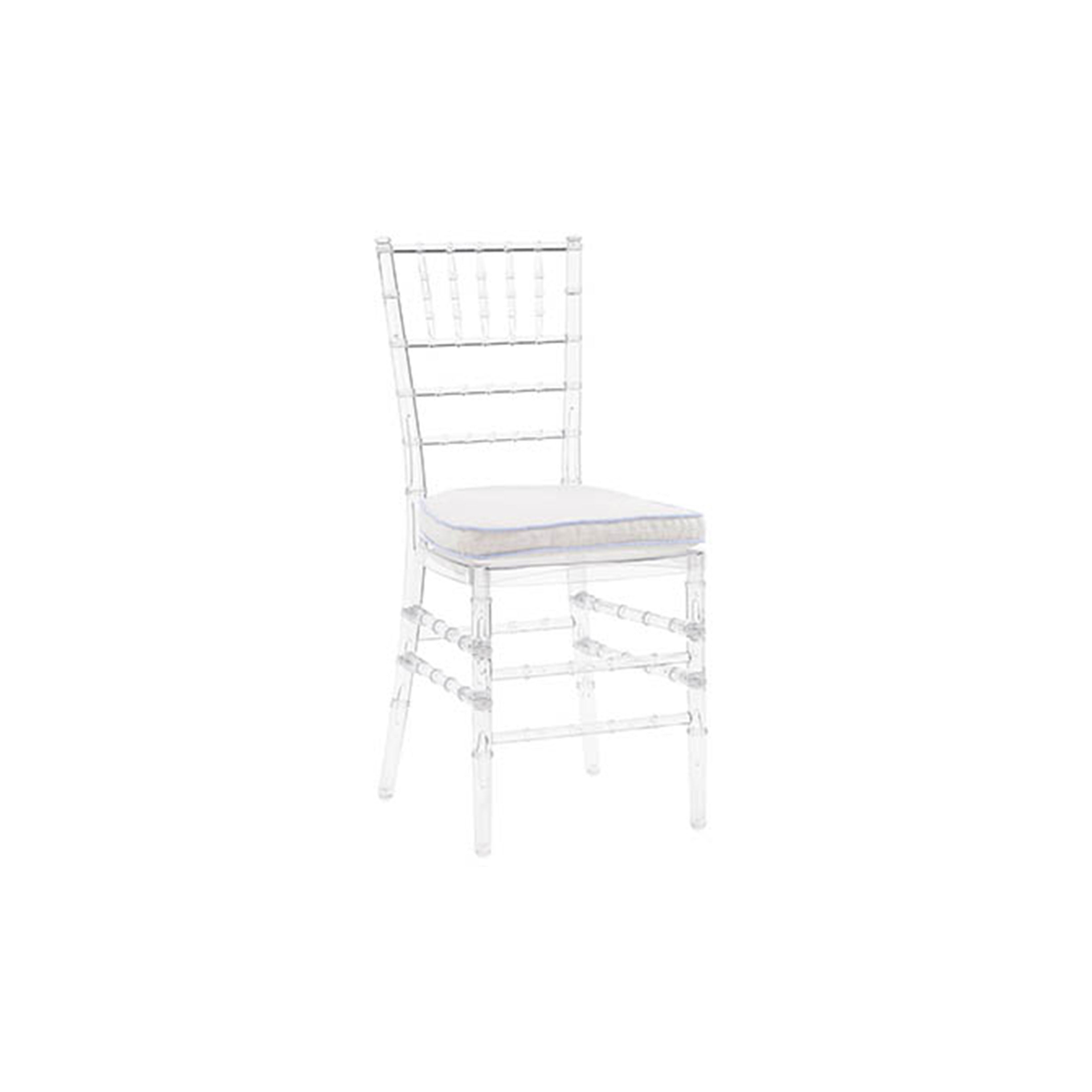 Nina Campbell Perspex Wedding Chair against a white background
