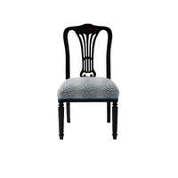 Nina Campbell Scottie Dining Chair against white background