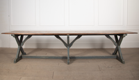 Nina Campbell Antique Large X-Frame Table 20th Century