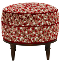 Alice Stool in Orford Pink/Red