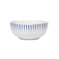 Sitio Stripe Cereal Bowl Blue